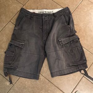 Abercrombie mens 92 cargo shorts size 34